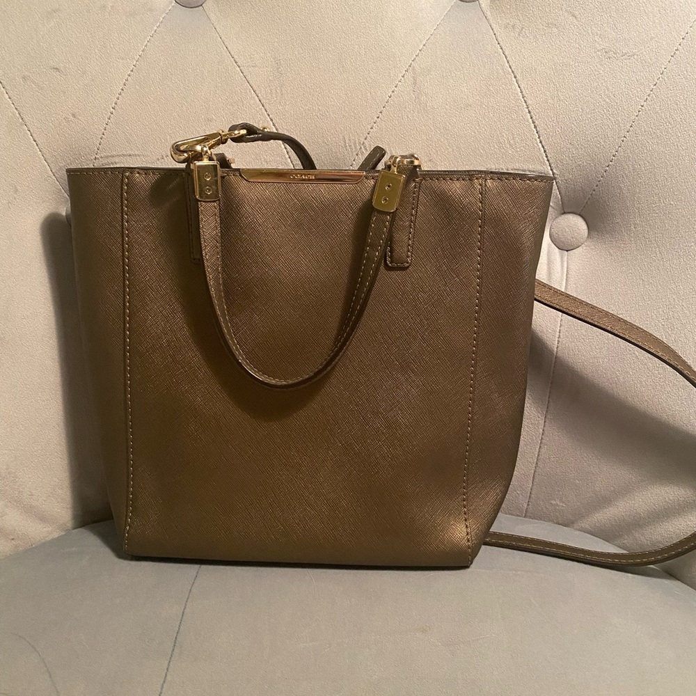 Coach Gunmetal Gray Bucket Bag